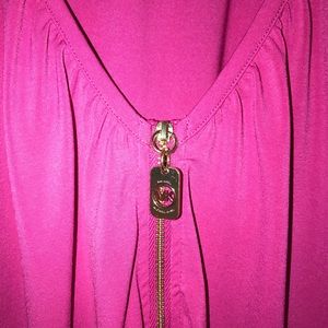 Michael Kors Pink long sleeve blouse